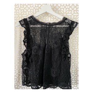 Zara Lace Top w/ Attached Cami (Size S)